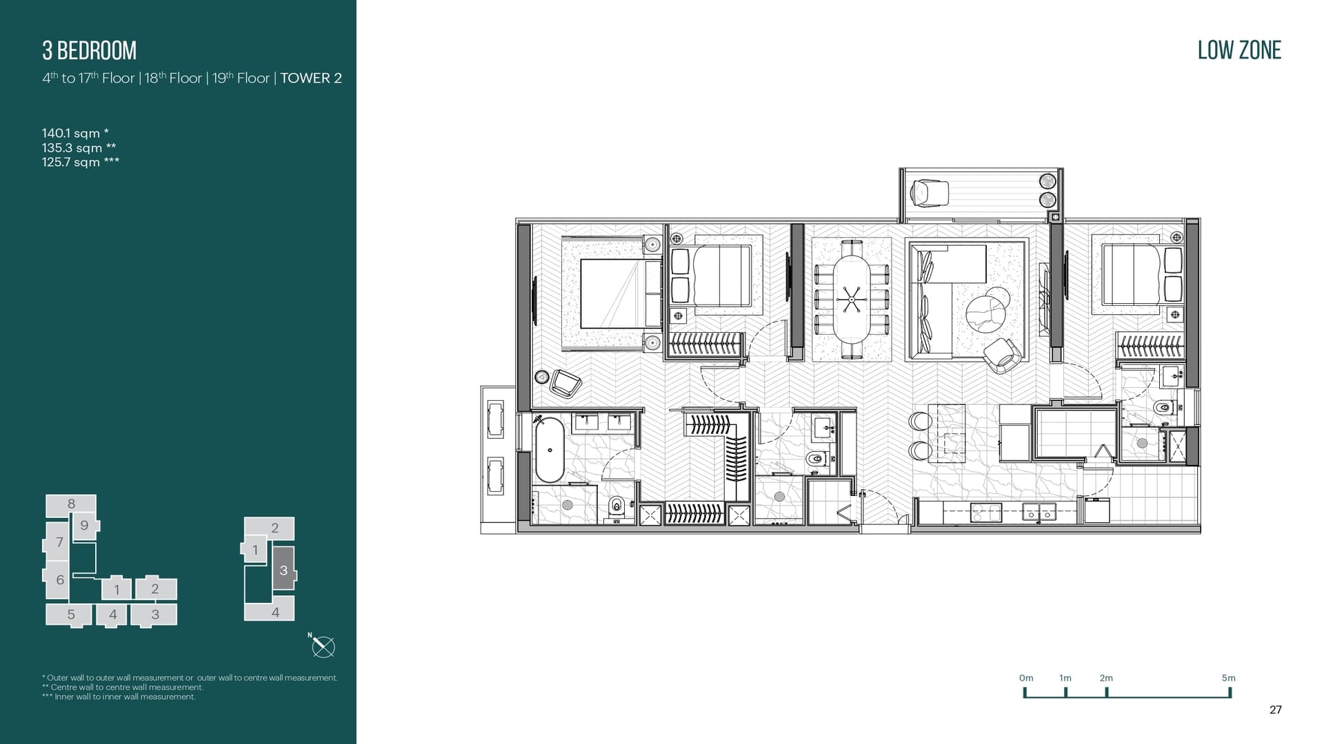 Mặt bằng căn hộ 3 BR thuộc dải Slow Zone Narra Residences mang đến chuẩn mực nghỉ dưỡng tại gia, kết hợp hài hòa giữa kiến trúc hiện đại và dải xanh sinh thái nội khu đa tầng đắt giá. Layout căn hộ 3 BR Narra Residences sở hữu ban công rộng mở, giúp gia chủ tận hưởng tầm nhìn đắt giá mỗi ngày.