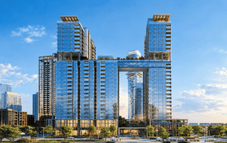 Phối cảnh tổng thể phân khu Narra Residences MU8 thuộc Empire City, gây ấn tượng mạnh mẽ với kiến trúc hiện đại, vị trí kế cận tòa tháp biểu tượng Empire 88 Tower cùng không gian sống chuẩn nghỉ dưỡng đẳng cấp.